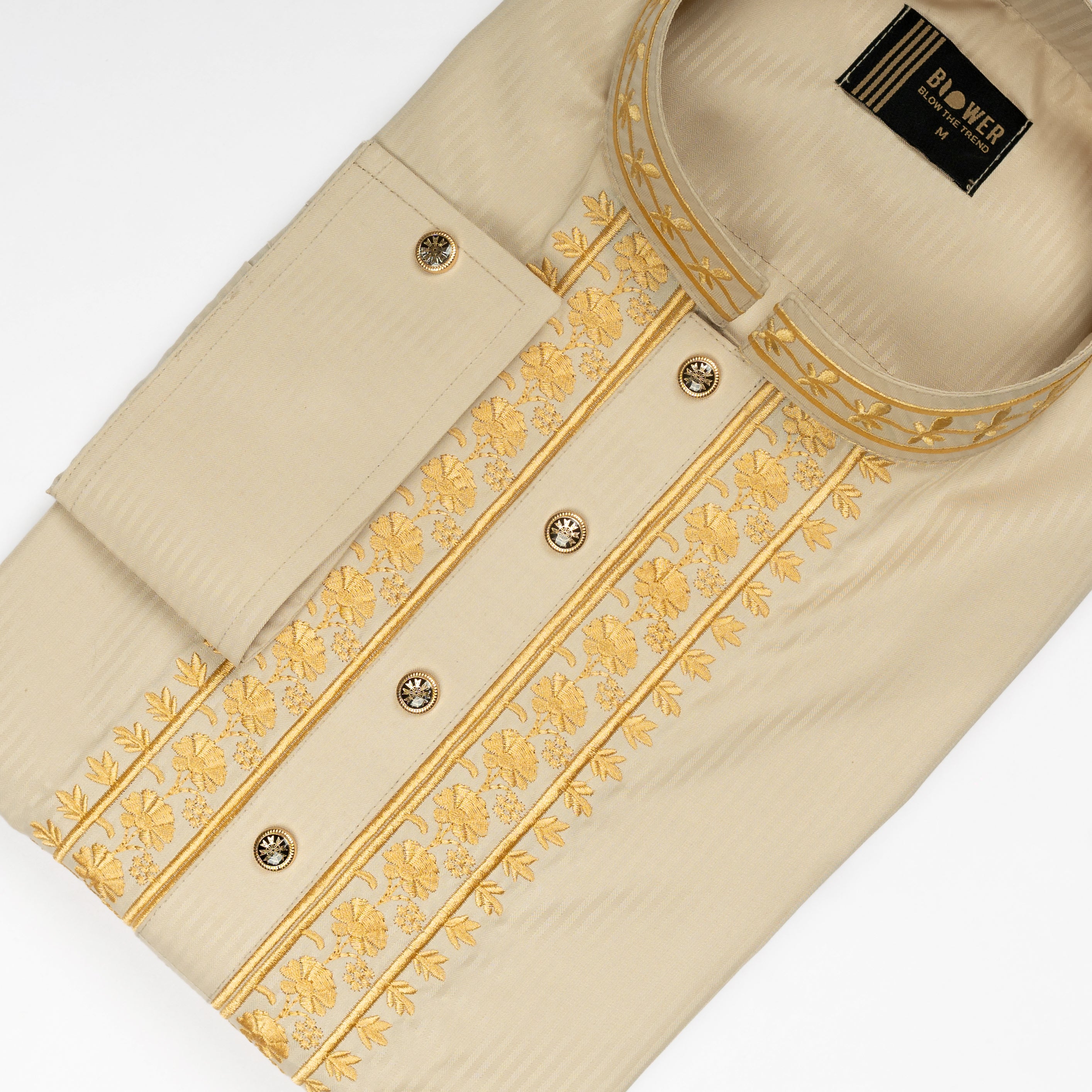 Beige Cream Premium  Panjabi