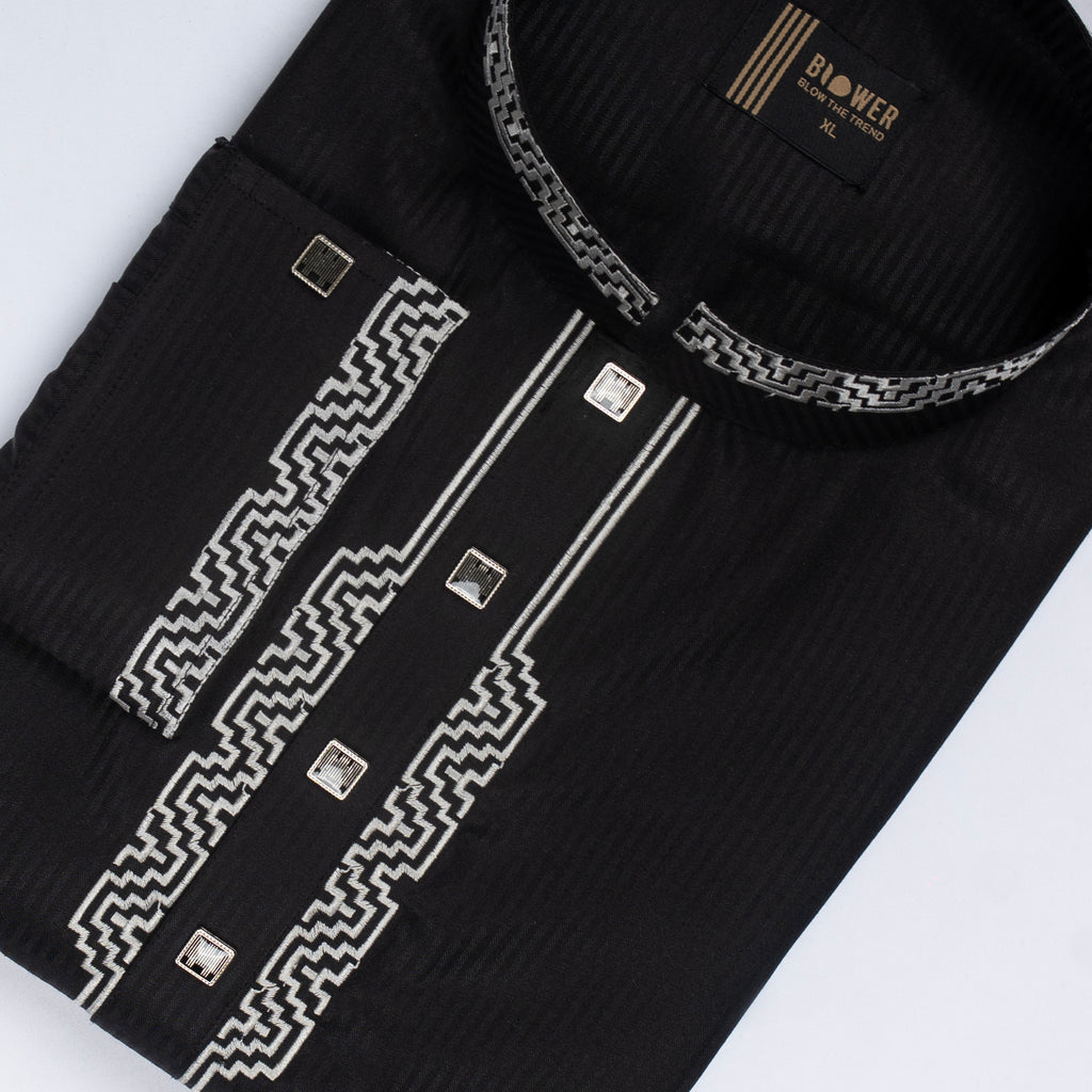 Premium Black Panjabi