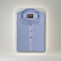 Blue Geometric Printed Panjabi