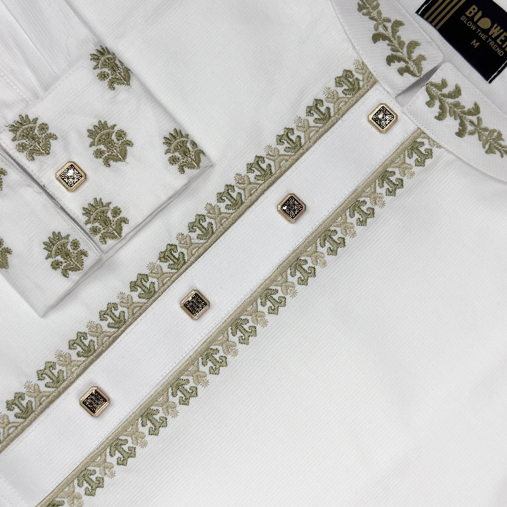 Royal White Panjabi
