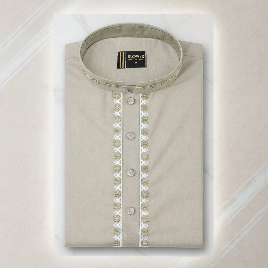 Royal Light Beige Panjabi