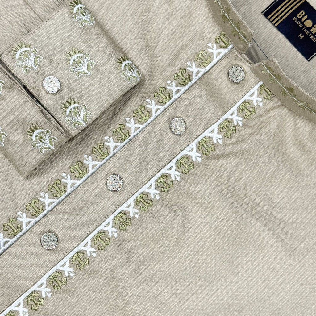 Royal Light Beige Panjabi