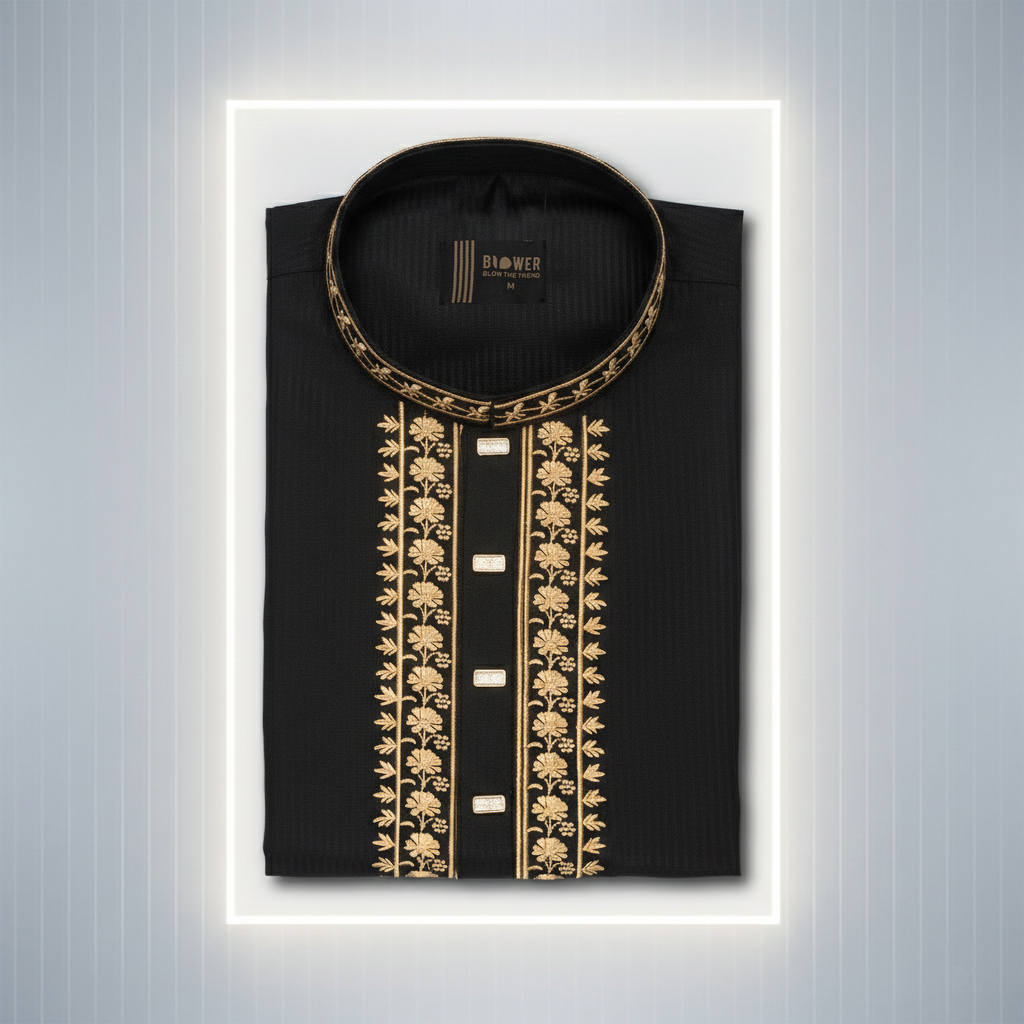 Premium Black Panjabi